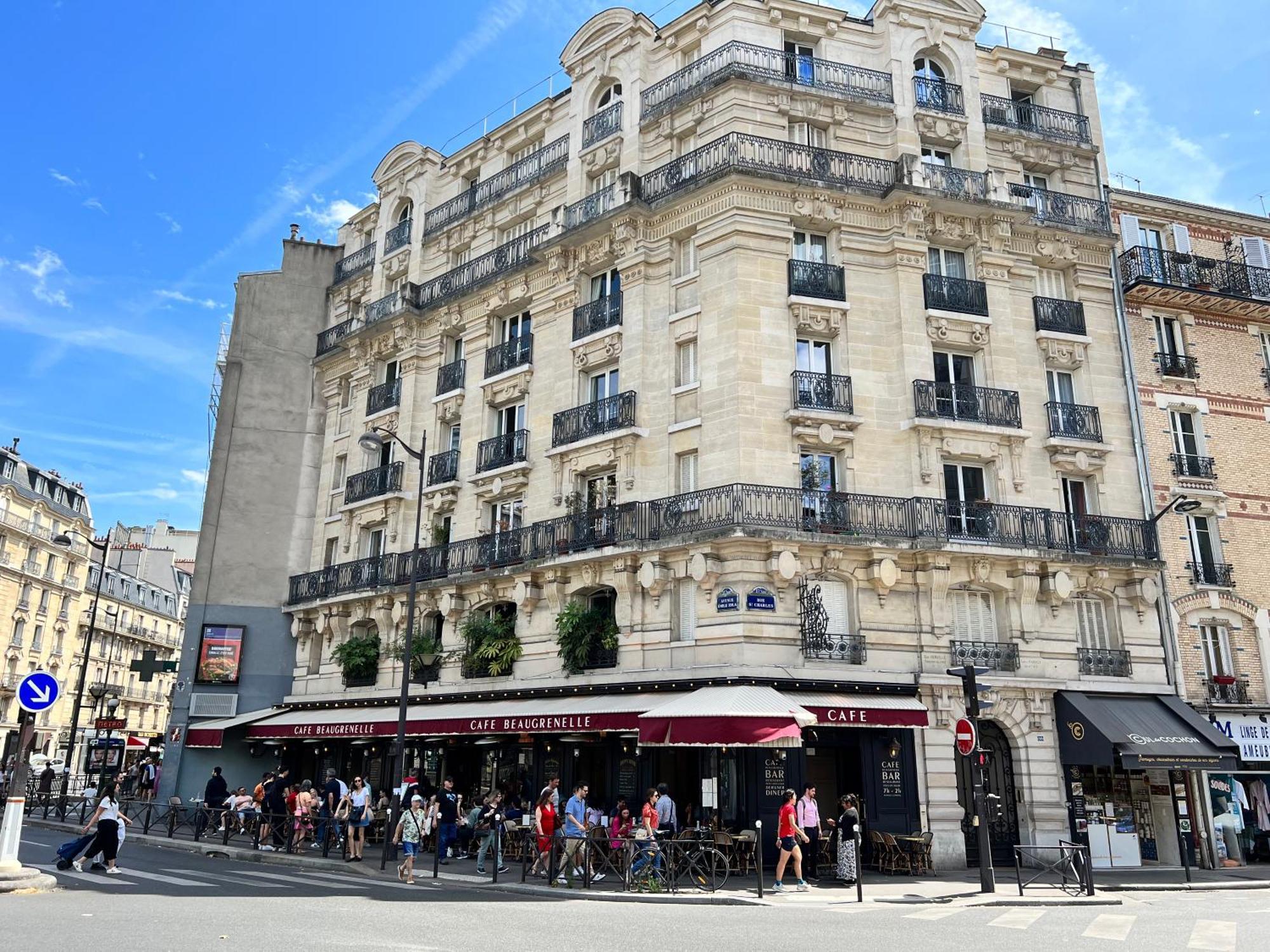 Studio 118 Rue Saint Charles Paris 15 Apartment Luaran gambar